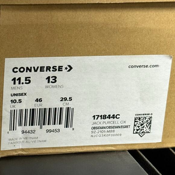 CONVERSE X TODD SNYDER JACK PURCELL OX 171844C MEN'S 11.5 NAVY GUM - Picture 10 of 10